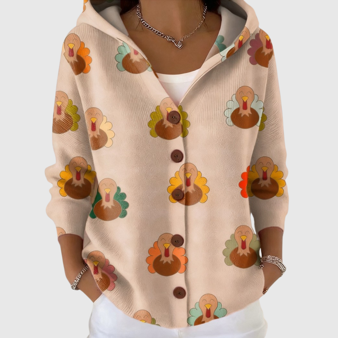 Camila | Chaqueta de punto con capucha