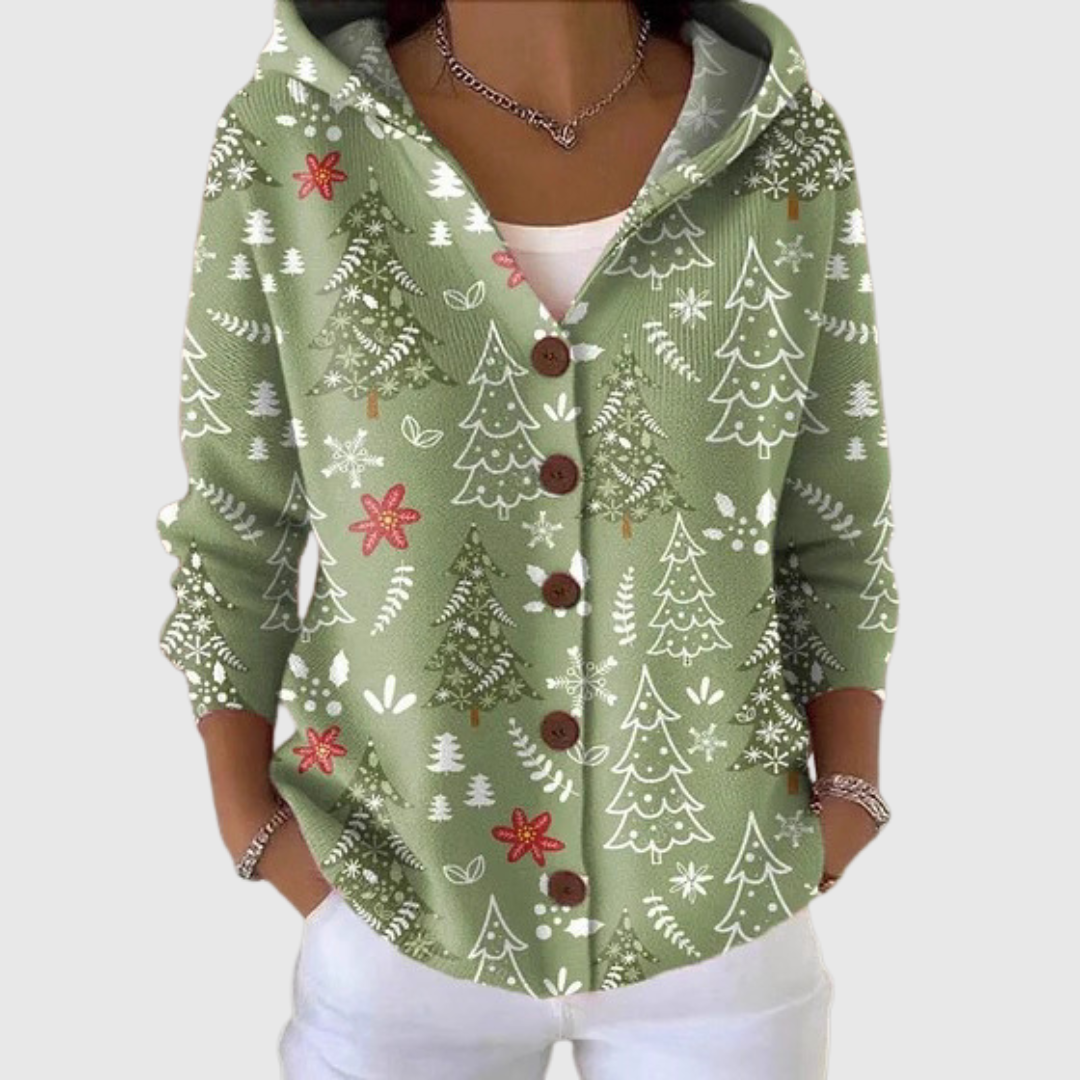 Teresa | Chaqueta de punto con capucha