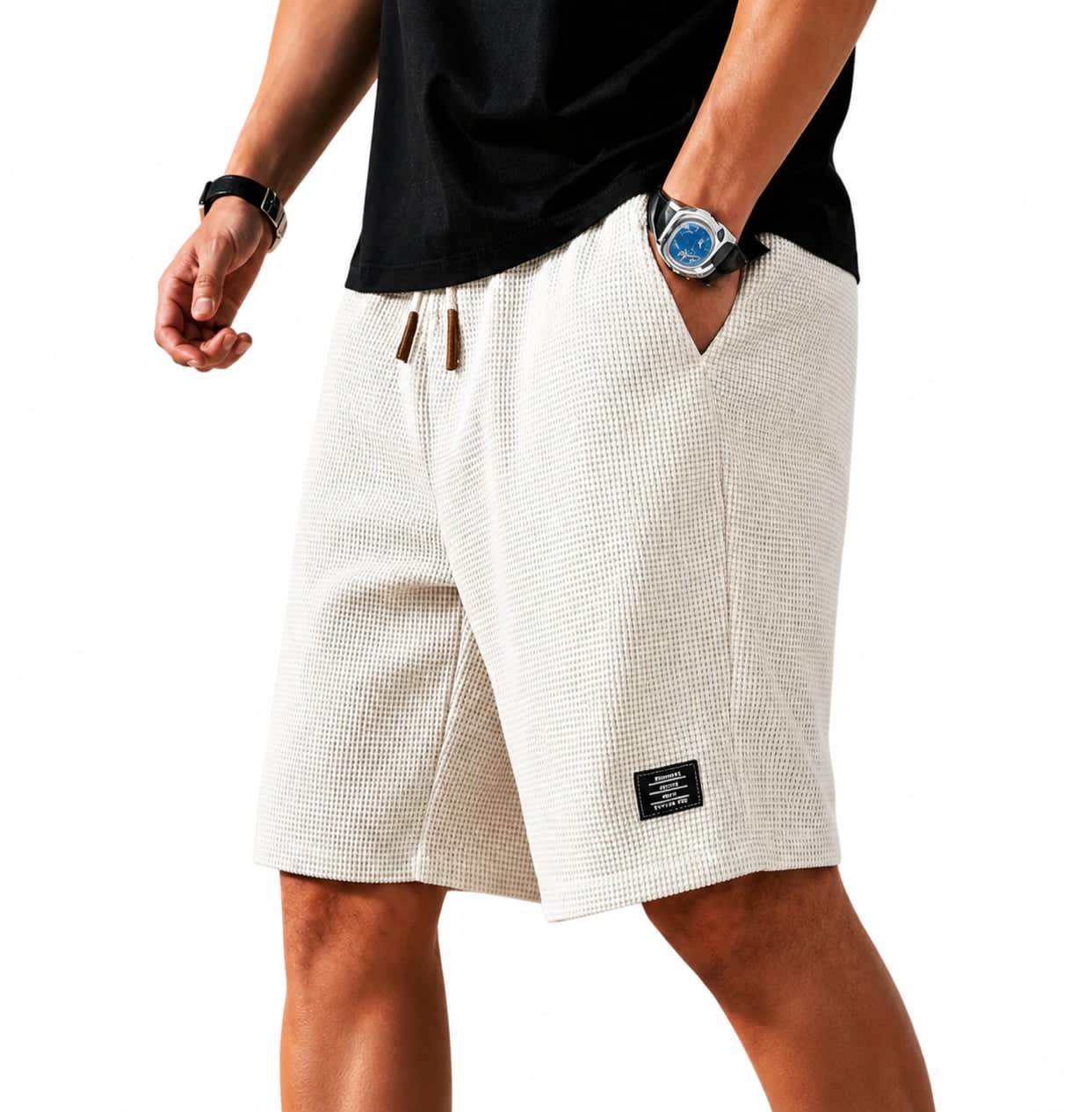 MARCO & BIANCA MILANO | CAPRI WAFFLE BERMUDA SHORTS
