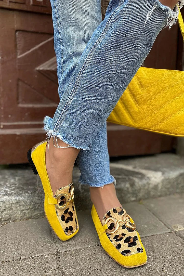 Assunta | Mocassins met dierenprint