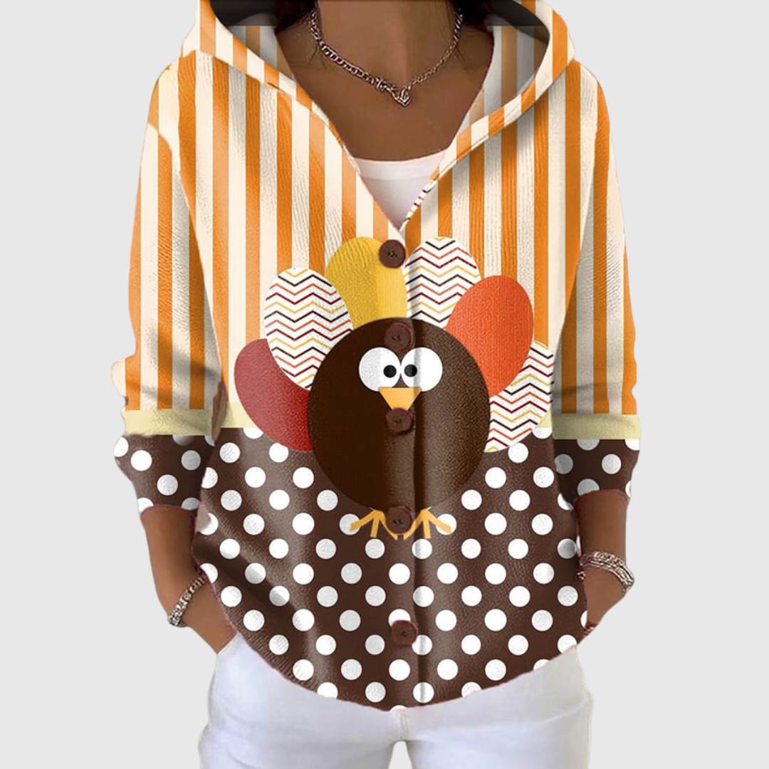 Alma | Chaqueta de punto con capucha