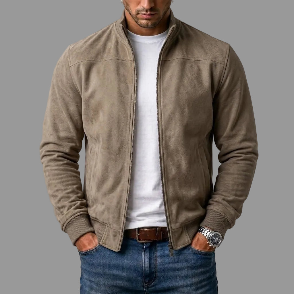 COSIMO™ | GIACCA BOMBER IN SCAMOSCIATO