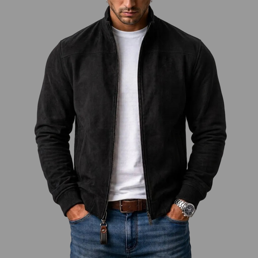 COSIMO™ | GIACCA BOMBER IN SCAMOSCIATO
