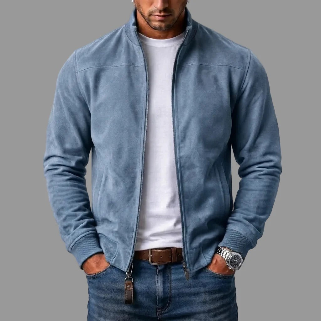 COSIMO™ | GIACCA BOMBER IN SCAMOSCIATO