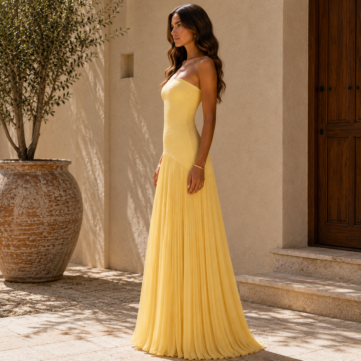 Off-the-shoulder dress