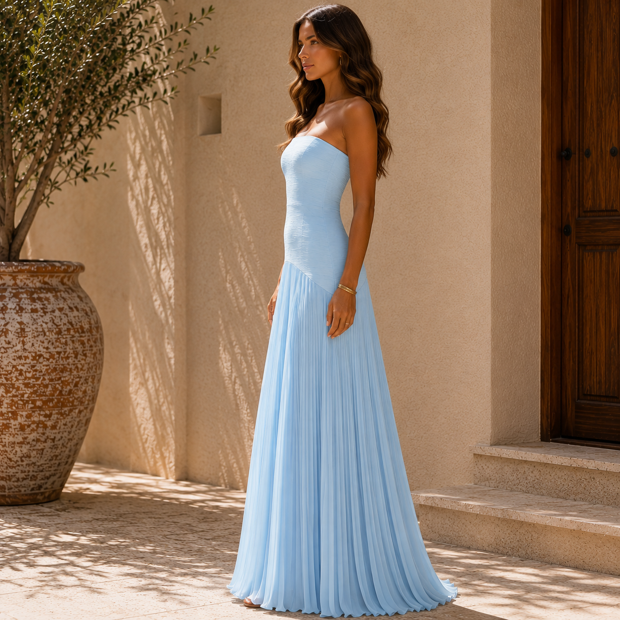 Off-the-shoulder dress