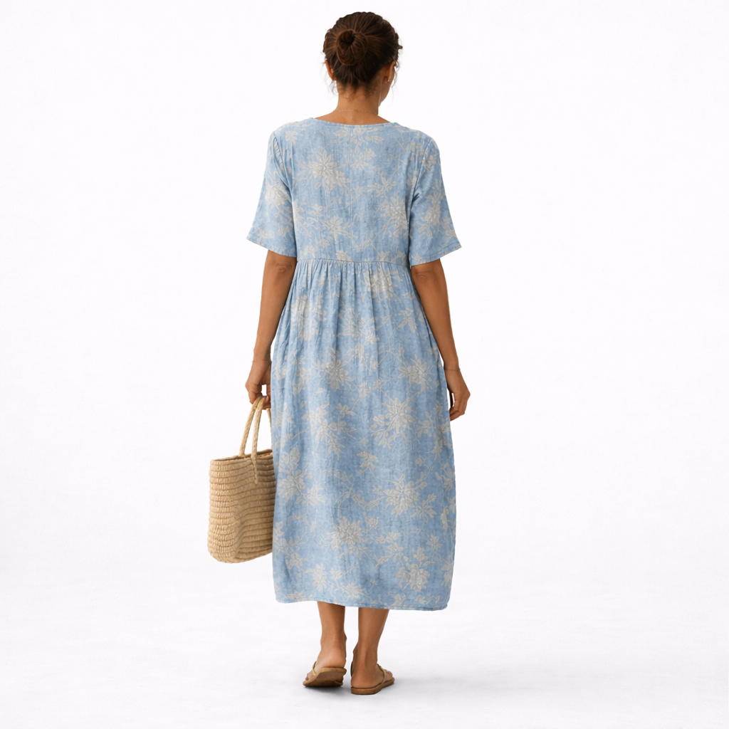 Alma™ | Elegant Lagoon Dress