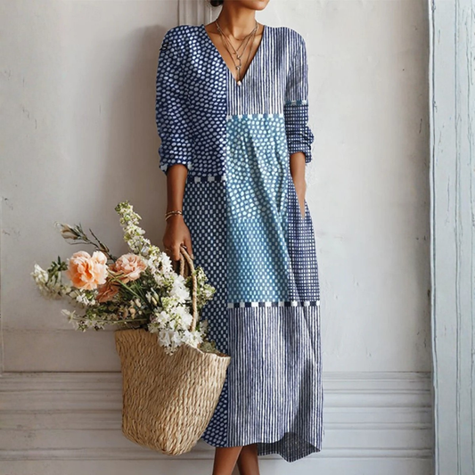 Esra™ | Floral Dress: Natural Elegance