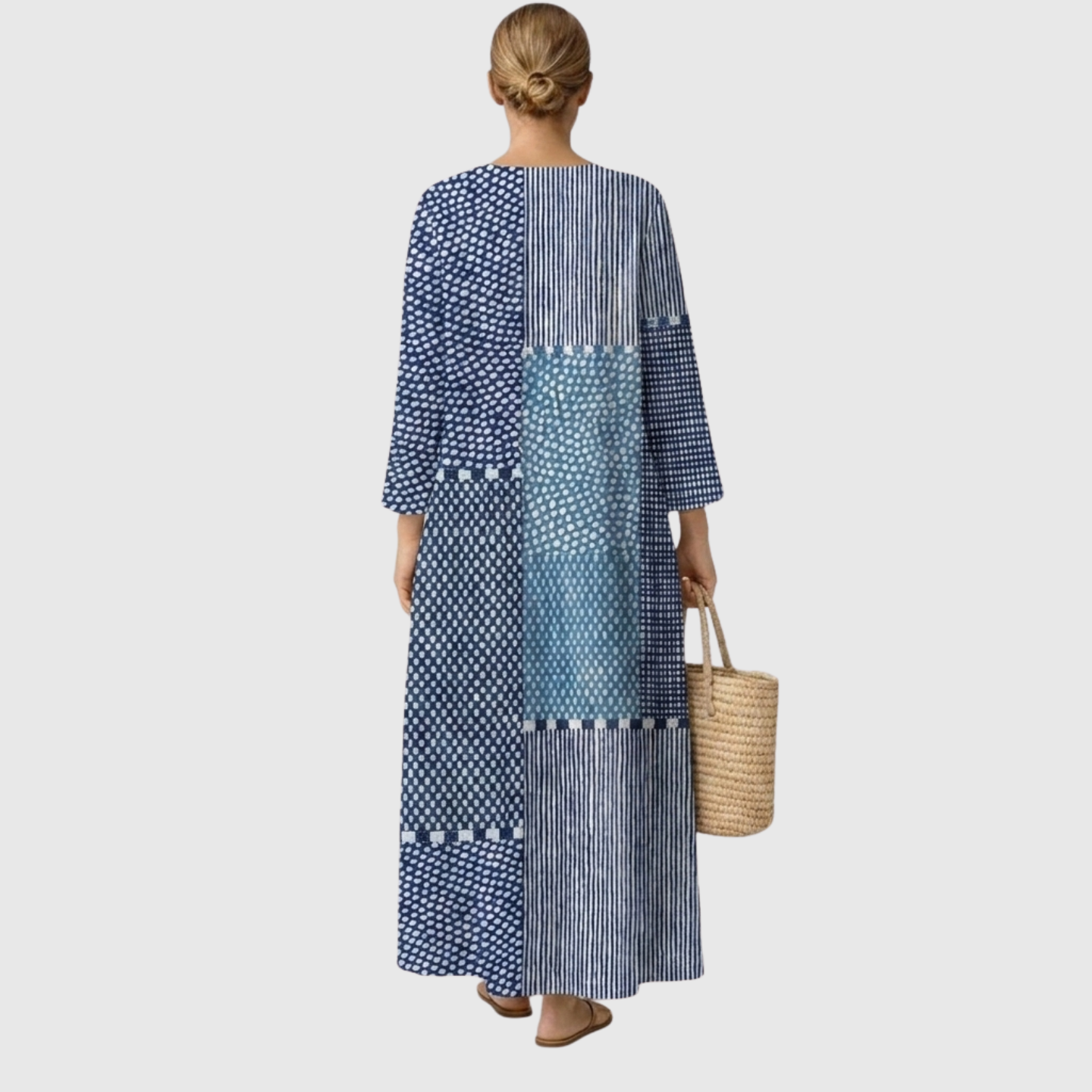 Esra™ | Floral Dress: Natural Elegance