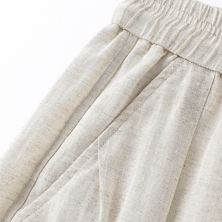 "Riviera" Casual-Style Linen Pants