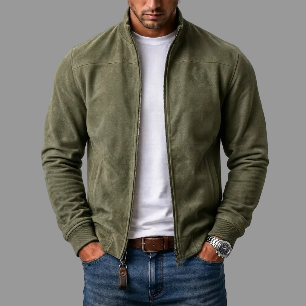 COSIMO™ | GIACCA BOMBER IN SCAMOSCIATO