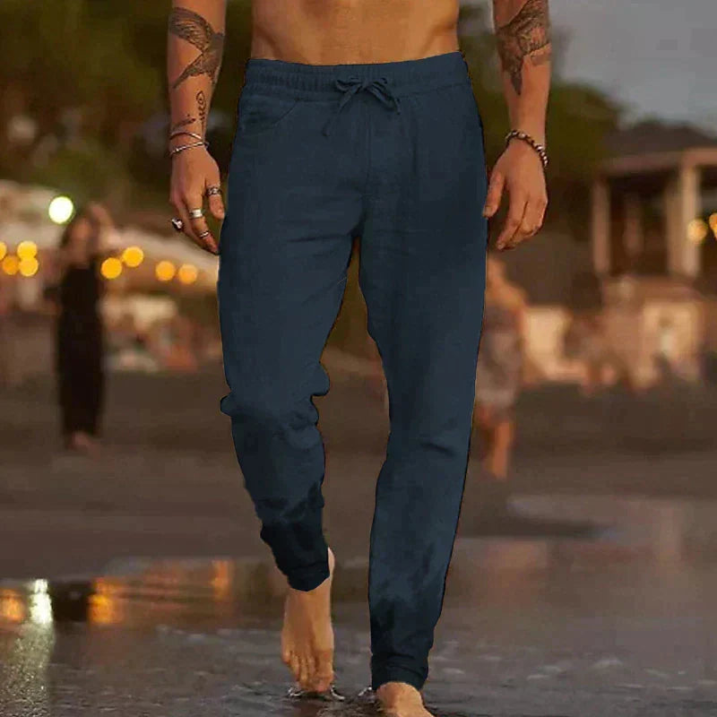 Mateo | Pantalones de Playa de Lino