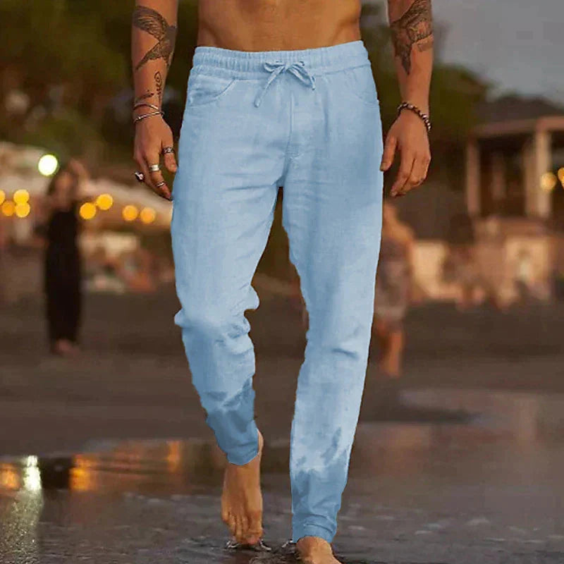 Mateo | Pantalones de Playa de Lino
