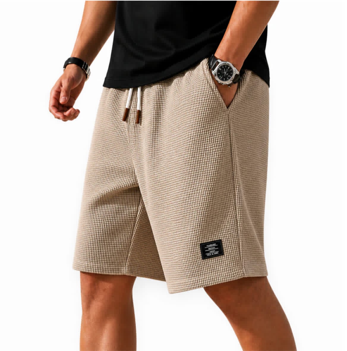 MARCO & BIANCA MILANO | CAPRI WAFFLE BERMUDA SHORTS