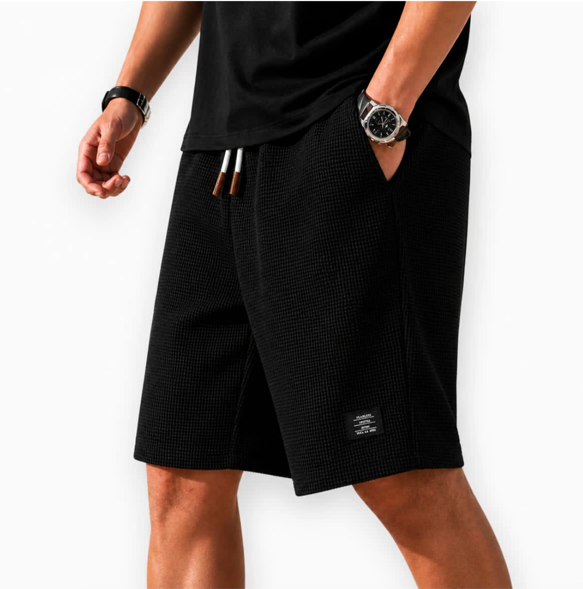 MARCO & BIANCA MILANO | CAPRI WAFFLE BERMUDA SHORTS