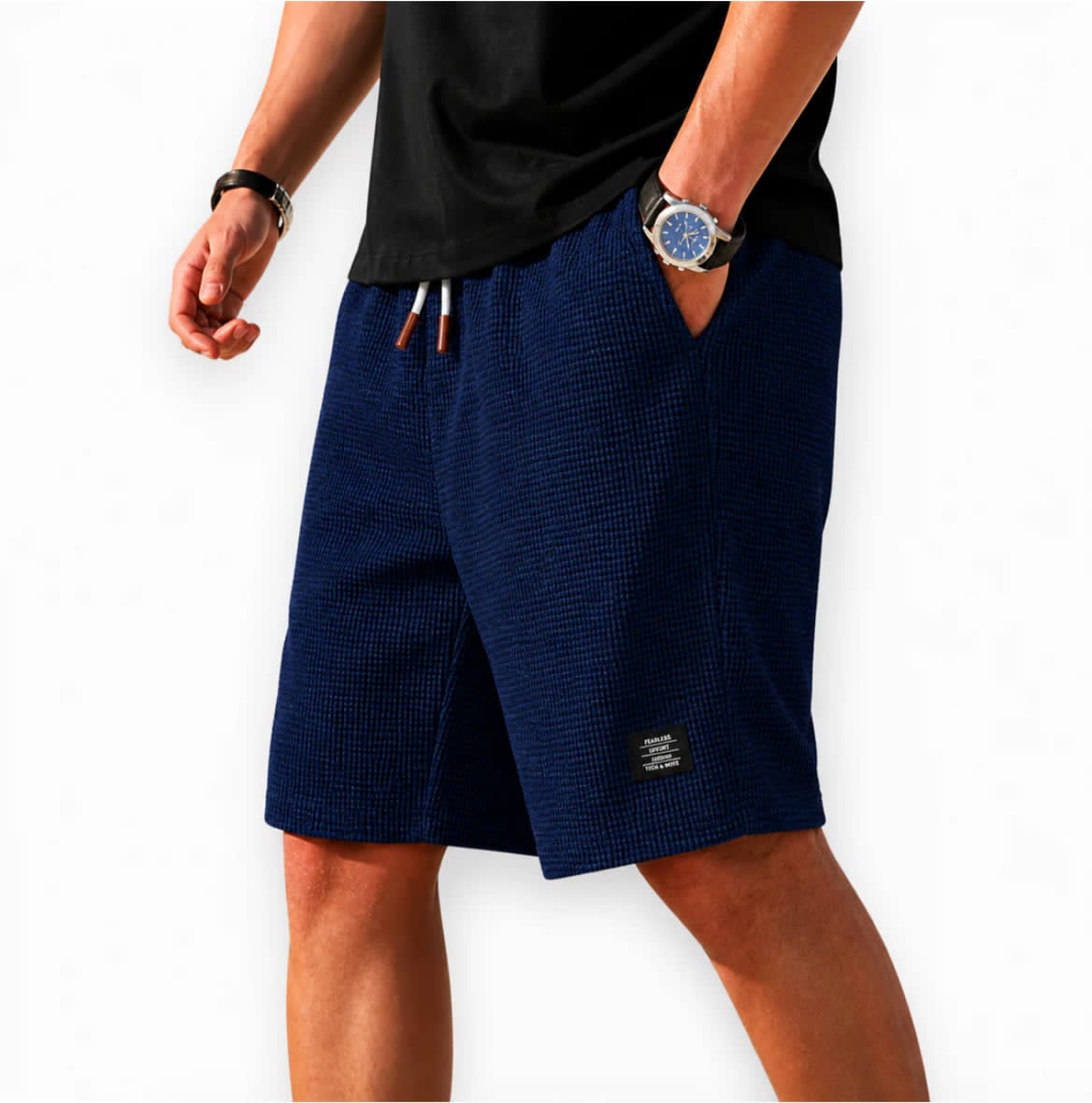 MARCO & BIANCA MILANO | CAPRI WAFFLE BERMUDA SHORTS