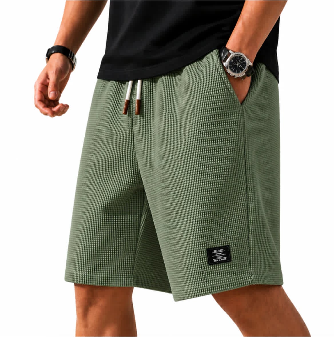 MARCO & BIANCA MILANO | CAPRI WAFFLE BERMUDA SHORTS