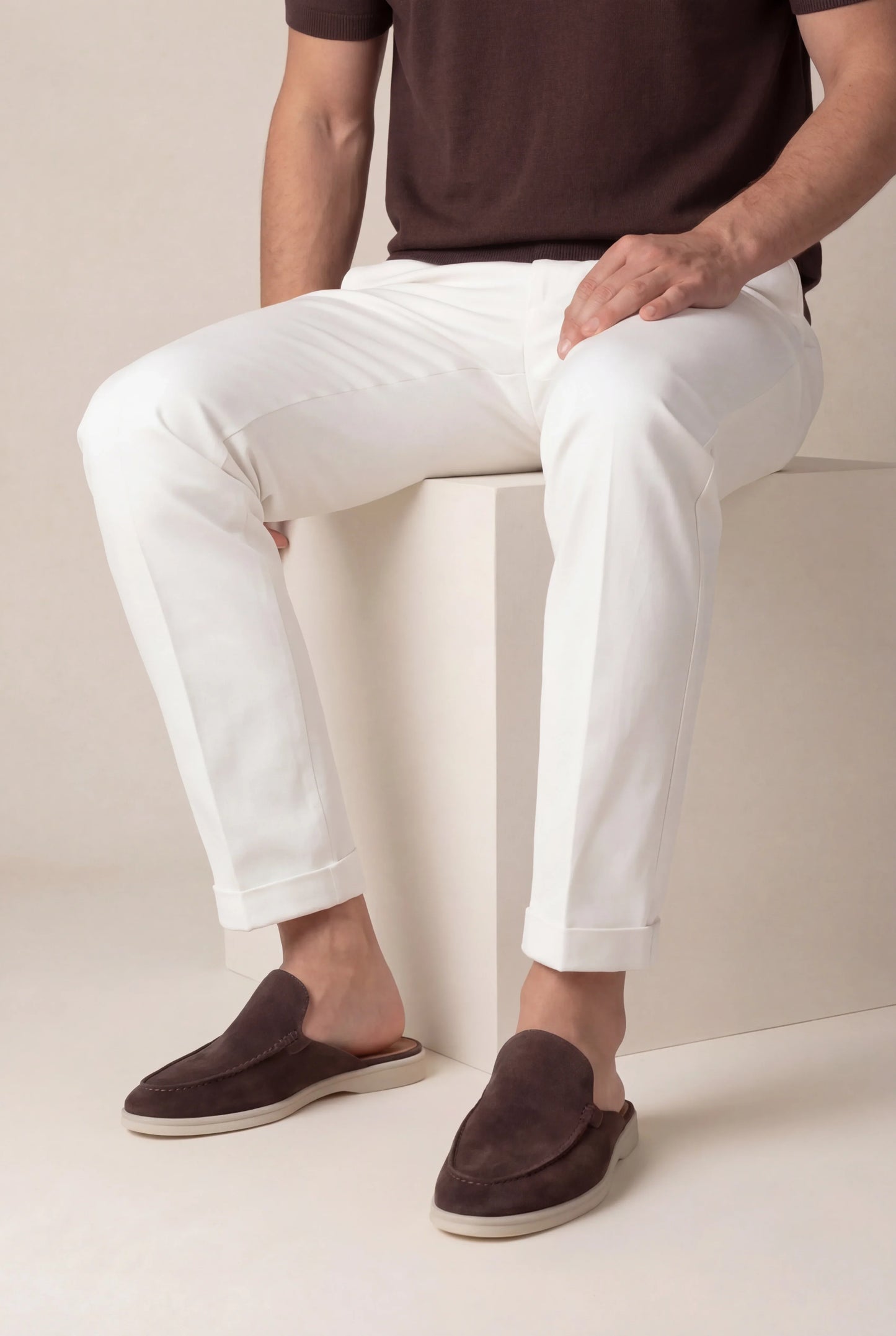 Brown Suede Boat Shoes