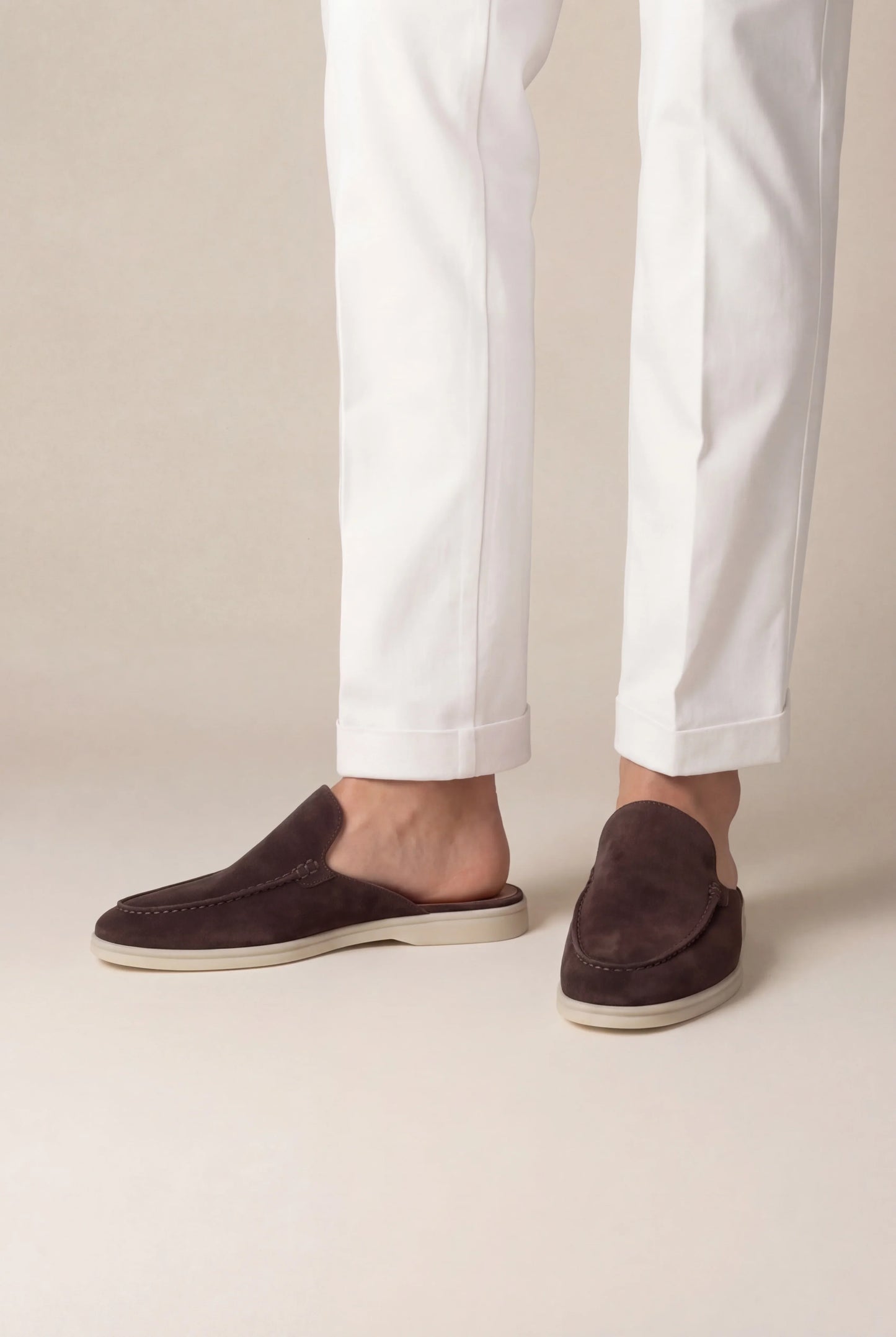 Brown Suede Boat Shoes