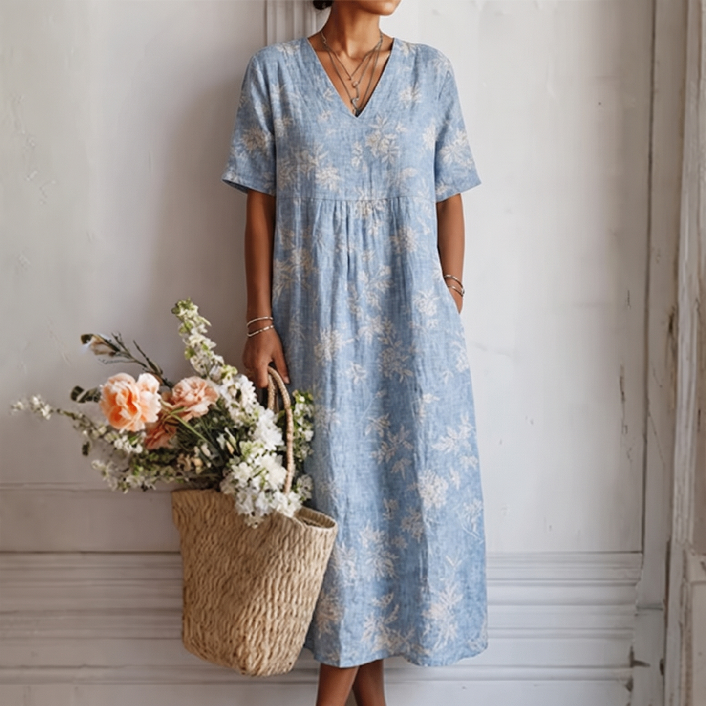 Alma™ | Elegant Lagoon Dress