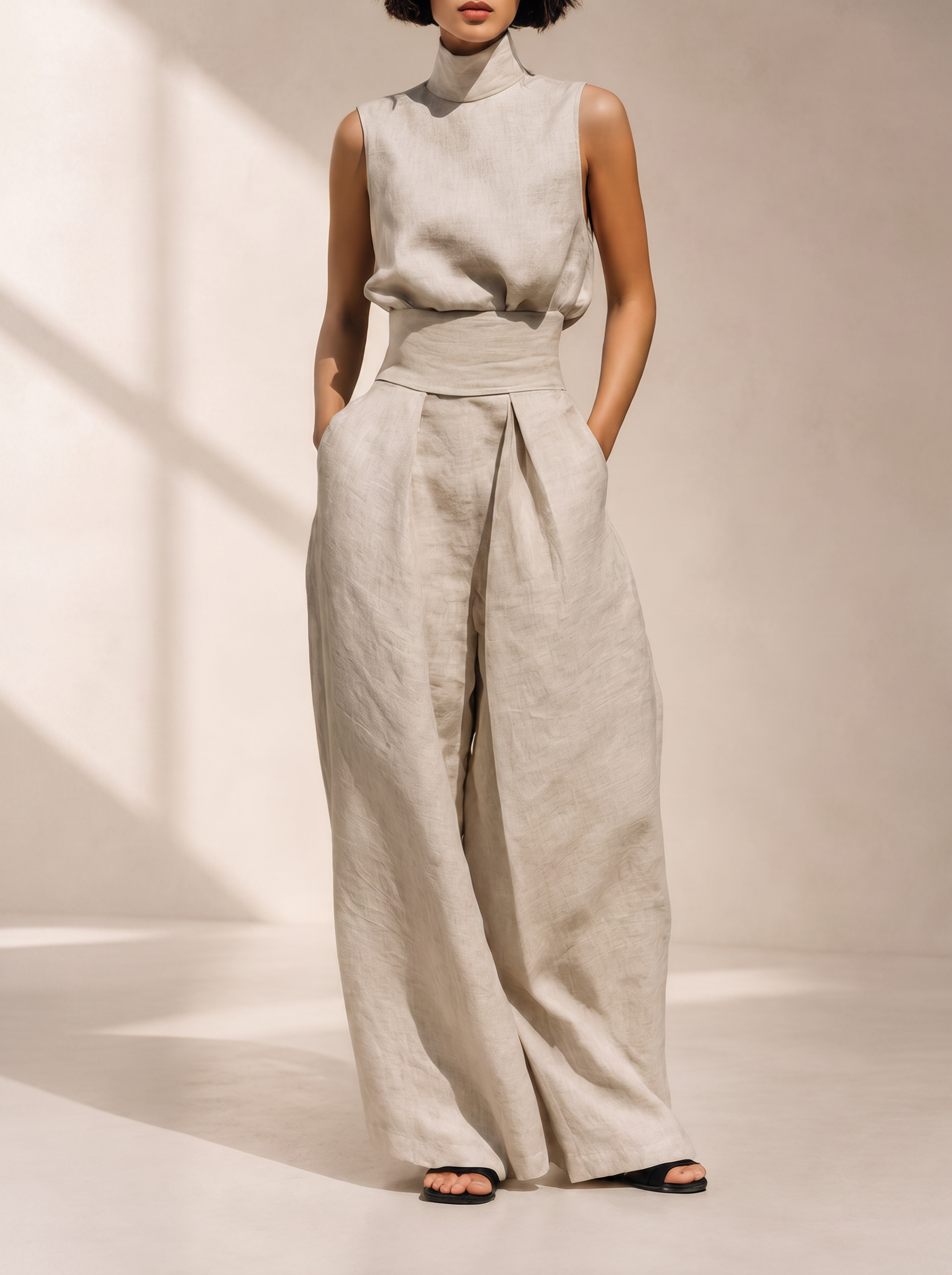 Women's Cotton and Linen Set