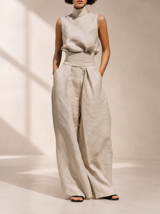 Women's Cotton and Linen Set