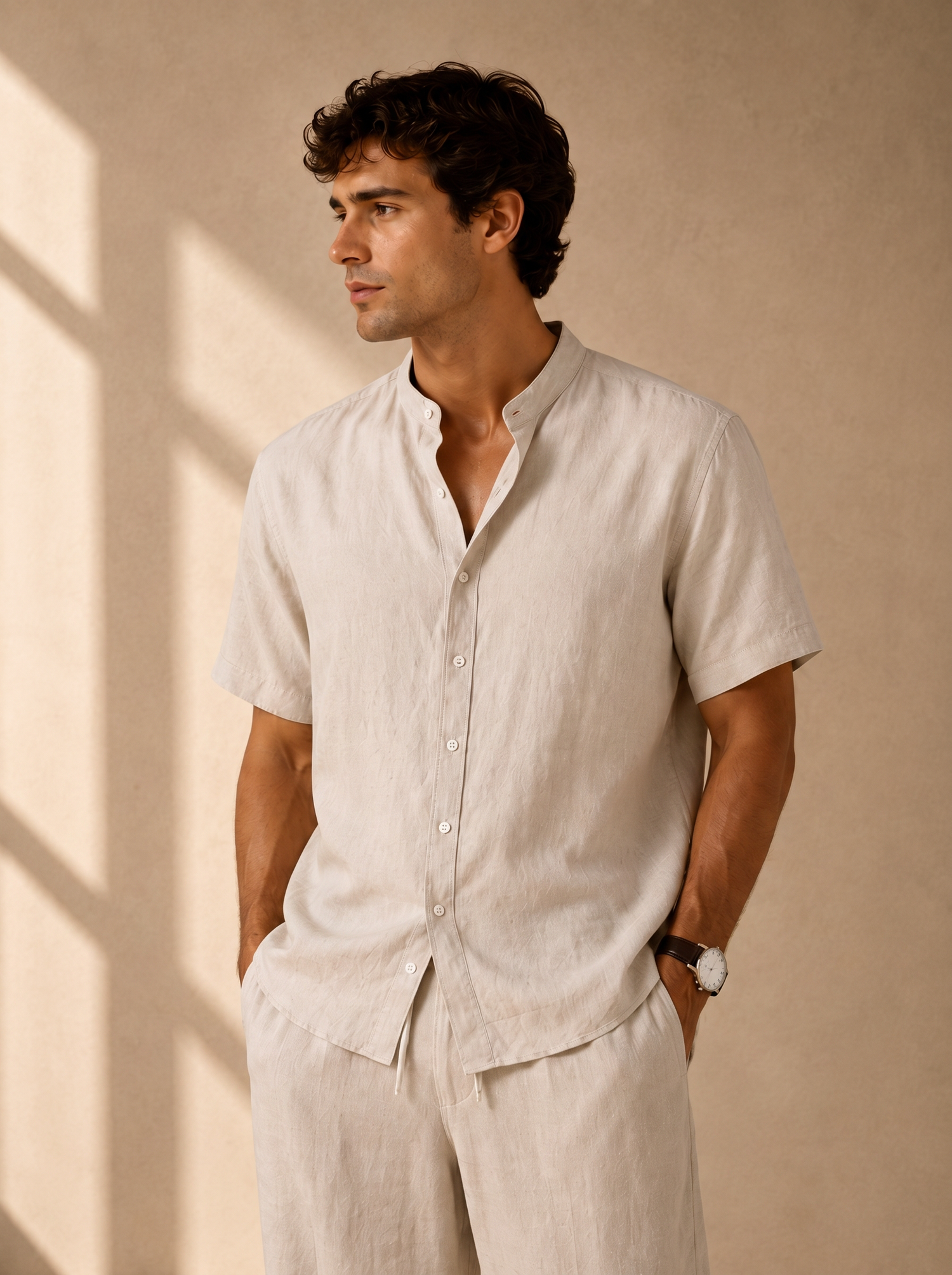 Riviera Linen Short Sleeve