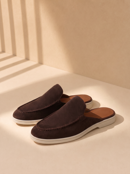 Brown Suede Boat Shoes
