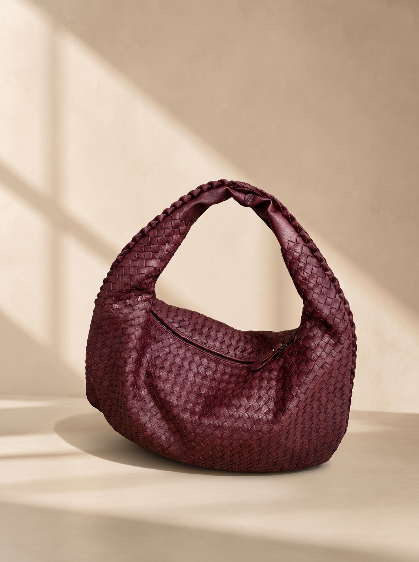 Elegant Braided Hobo Bag