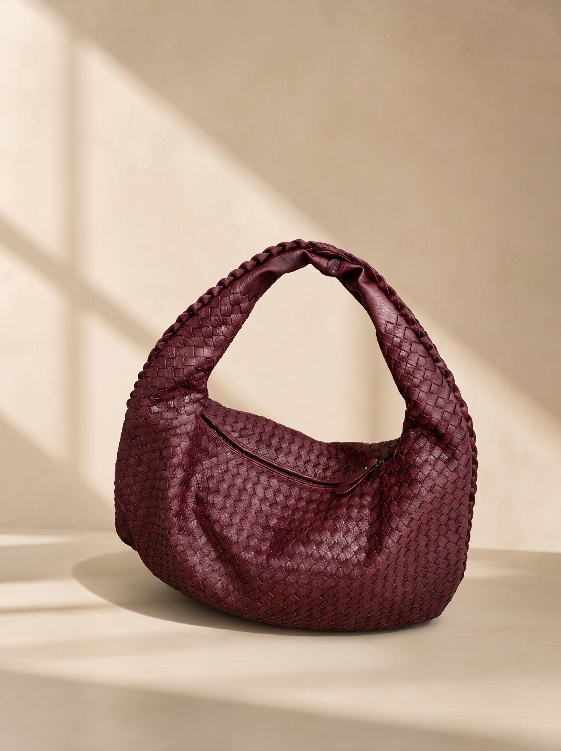 Elegant Braided Hobo Bag