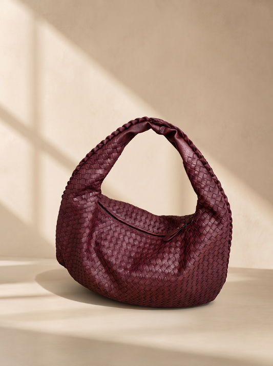 Elegant Braided Hobo Bag