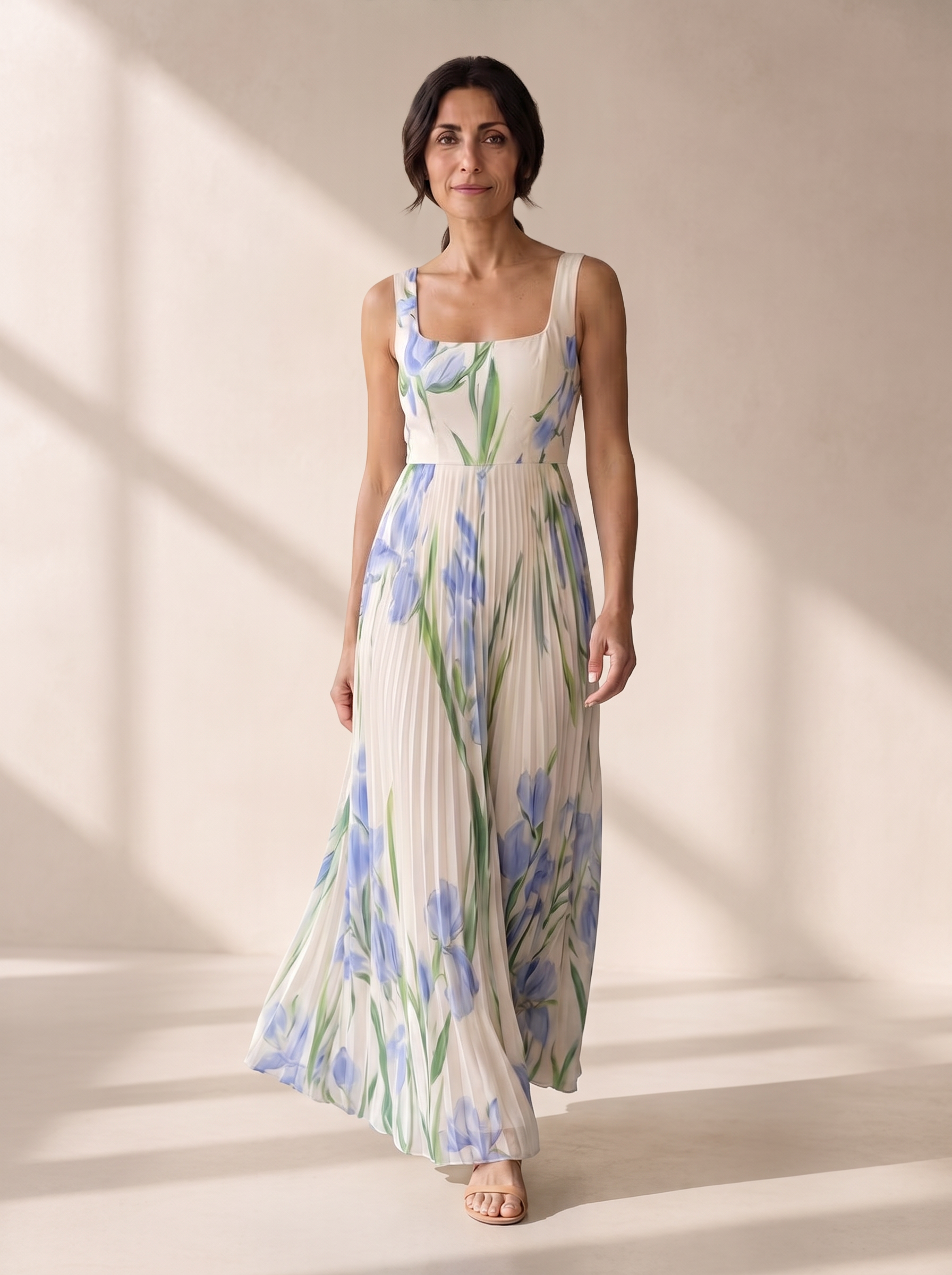 Oriah Abito Maxi A-Line Floreale