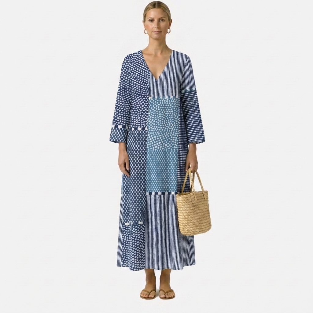 Esra™ | Floral Dress: Natural Elegance
