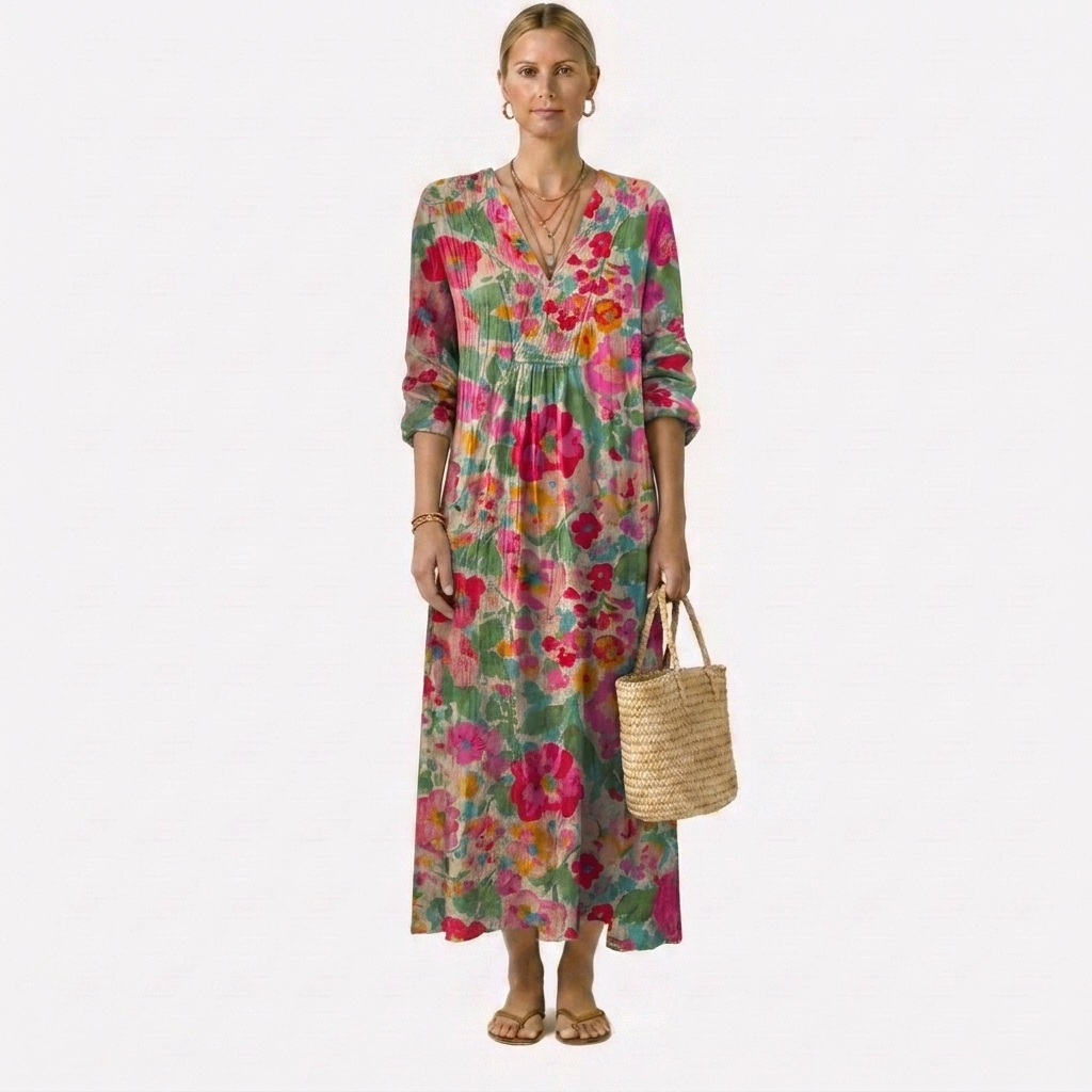 Reda™ | Floral Dress: Everyday Elegance