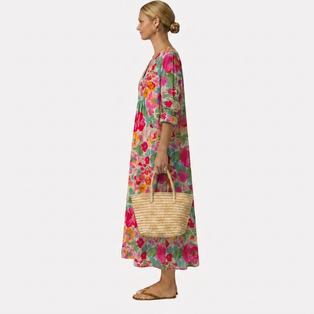 Reda™ | Floral Dress: Everyday Elegance